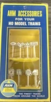 Ahm Accessories Ho #5612-125 Assorted Railroad & Traffic Signs Nos. Fixed Price $9.49.