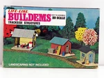 Life-like Buildems Ho U/a "trackside Structures" Plastic Model Kit. Fixed Price $34.00.