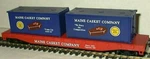 Ho Scale Model Power Maine Casket Company Flat W/ 2 Containers. Fixed Price $29.99.