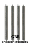 Pcs Ho Scale 18" Special Bachmann Nickel Silver E-z Snap Track 44588 New. Fixed Price $42.97.