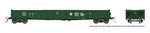 Rapido Trains 050047 Ho Bc Railway Dogwood Scheme 52' 6" Gondolas (set Of 6). Fixed Price $271.33.