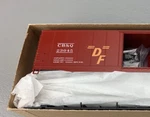 Accurail 5507 8 Superior Door Steel Boxcar Cb&q #23045 Kit Nib! HO4310. Fixed Price $18.38.