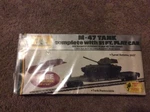 Ahm M-47 Tank Complete With 51 Ft Flat Car Model Train # 11112. Fixed Price $45.00.