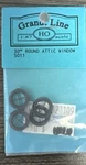 Grandt Line Ho Kit #5011 Round Attic Window 1:87 Nos. Fixed Price $5.49.
