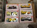 6 Model Power Railroad Train Cars Ho Scale Boxes Excellent G. Fixed Price $20.00.
