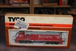 Tyco Burlington Route 5628 Locomotive Box, Ho Scale Diesel Train Engine. Fixed Price $28.99.