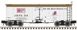 Atlas Ho Scale 36' Wood Reefer Baum's Better Beef #715 20007196. Fixed Price $33.47.