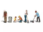 Woodland Scenics A1915 Ho Train Figures Lawn Care Workers. Fixed Price $20.09.