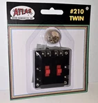 Atlas #210 Ho/n Twin Connector Pole Double Throw Reversing Switches Controller. Fixed Price $7.99.