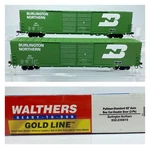 Ho Walther 932-235815 Pullman Standard 60' Boxcar Double Door Burlinton Northern. Fixed Price $37.99.