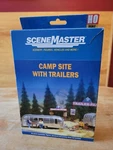 Ho Scale Walthers Scenemaster 949-2902 Camp Site Trailers Kit New In Box. Fixed Price $29.99.