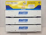 Athearn Ho Marten 53 Intermodal Cimc Containers 3-PACK #ATH27989 New. Fixed Price $37.99.