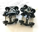 Athearn Ho Part #90400 Bettendorf Type Freight Trucks - 2 Pairs! New. Fixed Price $10.98.