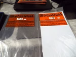 2 Plastruct Model Sheets - Choppy Water 91813, Coarse Stucco 91573 Nib. Fixed Price $7.99.