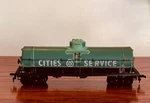 Tyco Ho Scale Cities Service Single Dome Tank Car Green Csox 2549 Train. Fixed Price $8.00.