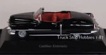 Ho 1:87 Schuco # 7603 - 1953 Cadillac Eldorado Convertible Top Down Black. Fixed Price $8.95.
