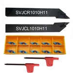 SVJCR1010H11+SVJCL1010H11 Lathe Turning Tool HOLDER+VCMT110304 Nano Blue Insert. Fixed Price $28.90.