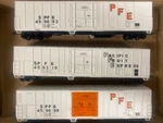 Ho Scale Athearn Southern Pacific Fruit Express Spfe Reefers 57' Pack Set. Fixed Price $49.95.
