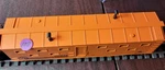 Mth Gauge King Train Toy Conrail Bunk Car- CR38941 Orange (108). Fixed Price $40.00.