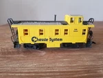 Vintage Lionel Ho Chessie System C&o #58600 Yellow Silver Caboose. Fixed Price $15.00.
