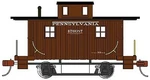 Bachmann 18402 Ho Scale Wood 4-WHEEL Bobber Caboose Pennsylvania. Fixed Price $34.99.