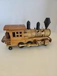 Handcrafted Wooden Train/ Locomotive Engine Replica Toy. Fixed Price $32.00.