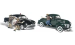 Woodland Scenics AS5540 Ho Scale Vehicles - Getaway Gangsters. Fixed Price $32.99.